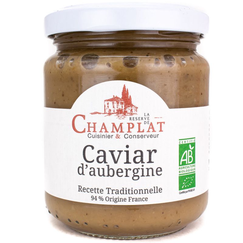 La Réserve de Champlat Caviar d'aubergines bio 240g